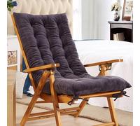 SUMURI Rocking Chair Cushion，Soft And Thicken Tufted Seat/Back Chair Cushions,All In One Non-Slip Chair Pad For Outdoor Indoor Home(Size:1 Count (Pack of 1),Color:Grey)