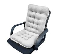 SUMURI Rocking Chair Cushions, Premium Tufted Rocking Seat Back Pad with Ties，All in One Non-Slip Chair Cushion,Backrest for Office Chair, Lazy Sofa(Size:1 Count (Pack of 1),Color:Grey)