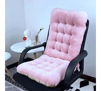 SUMURI Rocking Chair Cushions, Premium Tufted Rocking Seat Back Pad with Ties，All in One Non-Slip Chair Cushion,Backrest for Office Chair, Lazy Sofa(Size:1 Count (Pack of 1),Color:Pink)