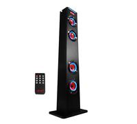 Sumvision PYSC Wireless LED Torre XL Bluetooth Tower Speakers Stand for PC phone Iphone Ipad Samsung Galaxy with built in radio