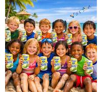Sun 100% Coconut Water 330ml - Pure Natural Coconut Water Drink, Electrolyte Hydration, No Added Sugar, Refreshing Tropical Beverage - Trpl (Pack of 12 - 330ml Coconut Water Cans)