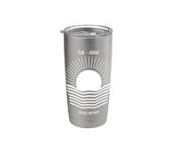 Sun Above Peace Within Beach Vibes Stainless Steel Insulated Tumbler