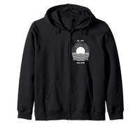 Sun Above Peace Within Beach Vibes Zip Hoodie