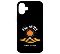 Sun Above Peace Within Yoga Calm Case for iPhone 16 Plus