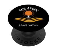 Sun Above Peace Within Yoga Calm PopSockets Adhesive PopGrip