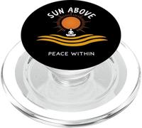 Sun Above Peace Within Yoga Calm PopSockets PopGrip for MagSafe