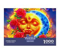 Sun And Moon 1000 Piece Jigsaw Puzzle for Adults - Beautifully Illustrated, Fun Activity for Home70x50cm/1000pcs