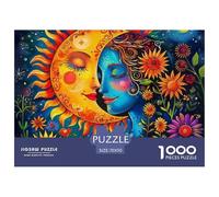 Sun And Moon 1000 Piece Puzzles Adults Fun Challenging World Peace Creative Gifts Women And Man Beautiful Decoration Jigsaw 70x50cm/1000pcs
