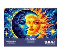 Sun And Moon 1000 Pieces Jigsaw Adults Fun Challenging World Peace Creative Gift Women And Man Beautiful Decoration Jigsaw 70x50cm/1000pcs