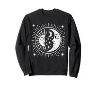 Sun and Moon Cosmic Balance Celestial Harmony Art Sweatshirt