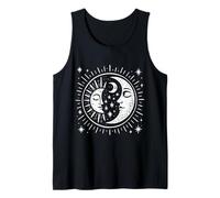 Sun and Moon Cosmic Balance Celestial Harmony Art Tank Top