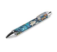 Sun And Moon Face Ball Point Pens Smooth Writing Ballpoint Pen Print Bulk Pens for Office School 2 PCS