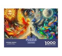 Sun And Moon Jigsaw Puzzles for Adults 1000 Educational Games Magnificent Sky Challenge High Difficulty for Decompression And Wall Decor70x50cm/1000pcs