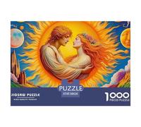 Sun And Moon Jigsaw Puzzles for Adults 1000 Piece Educational Game Challenge Toy Magnificent Sky Family Puzzle Game Birthday Gifts Beautiful Decoration Puzzle38x26cm/1000pcs