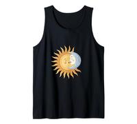 Sun and Moon Kissing Celestial Harmony Romance Tank Top