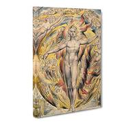 Sun At His Eastern Gate By William Blake Canvas Print | Gallery Wrapped 30mm Frame Wall Art | 30x20 inches | Ready to Hang | Classic Picture | Living Room Bedroom Lounge Office