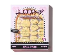Sun&Beam Nails Adhesive Tabs 25 Sheets for Press On False Nail Tip Gel Glue Double Sided Tape Stickers Waterproof Transparent Strong Sticky (Large Size for Hands/25 Sheet)