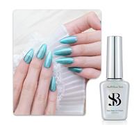 Sun&Beam Nails One-Step Gel Polish 3-in-1 Cat Eye 12ml｜No Base or Top Coat Needed｜UV Light Recommended｜Easy Removal (#728 Ice Dream)