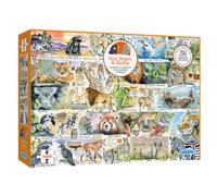 Sun Bears & Sloths 1000 Piece Jigsaw Puzzle | Sustainable Jigsaw Puzzle for Adul