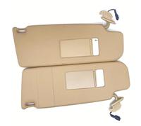 Sun Blind Car Sunshade Visor Sun Visors For Seat For Leon 2000-2006 3B0857551AH 3B0 857 551 6X08 Sunvisor With Makeup Mirror Sunshield Window Sunshades(Dark beige,Left and Right)
