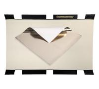 Sun-Bouncer Pro approx. 150 x 190 cm 4' x 6' Canopy Zebra Silver/Gold