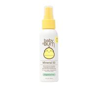 Sun Bum Baby Bum SPF 50 Sunscreen Spray Mineral UVA/UVB Face and Body Protection for Sensitive Skin Fragrance Free Travel Size 3 FL OZ