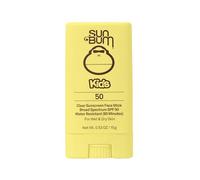 Sun Bum Kids SPF 50 Clear Sunscreen Face Stick | Wet or Dry Application | Hawaii 104 Reef Act Compliant (Octinoxate & Oxybenzone Free) Broad Spectrum UVA/UVB Sunscreen | 0.53 oz