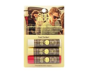 Sun Bum Lip Balm SPF 30 Set 3 x 4.25g