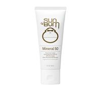 Sun Bum Mineral SPF 50 Sunscreen Body Lotion| Broad Spectrum Moisturizing Facial Sunblock with Vitamin E | Vegan and Hawaii 104 Act Compliant (Octinoxate & Oxybenzone Free) | Travel Friendly 3 oz