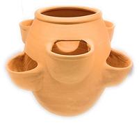 Sun Cakes Large Ceramic Plant Pot Strawberry Terracotta Planter Clay Flower Pot (H32cm)