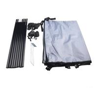 Sun Canopy Awning, Large Waterproof Sun Canopy Awning for Vans Caravans SUVs, 300cm Deep 200cm Wide, Adjustable Height, Compact Pack Size