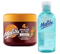 Sun Care Kit - Tanning Accelerator SPF 4 with Beta Carotene and Argan Oil 300ml + After Sun Gel with Aloe Vera 100ml - Moisturising, Cooling, Soothing