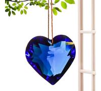 Sun Catcher Crystals, Wall Window Decor Hangable, Heart Crystal Ball Prism Pendant, Indoor Outdoor Garden Hangable Ornament for Car Door
