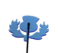 Sun Catcher Garden Decor Scottish Thistle Large Stylish Decorative Garden Stake 75cm/29.5'' high Outdoor Yard Ornament Great Gardeners Gift, Colour:fluorescent Blue