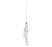 Sun Catchers Crystal, Prisms Suncatchers with Sun Moon and Stars Rainbow Suncatcher, Angel Wings Glass Hanging, Rainbow Maker Decor for Home Garden Car Windows Office Party Wedding