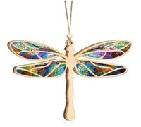 Sun Catchers Indoor Window 4.5x3 Inch Dragonfly Suncatchers Acrylic Stained Glass Window Hanging for Christmas Tree, Car Decor Sun Catchers Indoor, Suncatchers for Windows Hanging