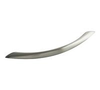 Sun Chain Estella LA Handle 128 mm Curved Handle Width 158 mm Furniture Handle Die-Cast Zinc Matt Nickel-Plated