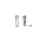 Sun Chain Votan Folding Coat Hook, Height 80 mm, Wall Hook for Inleting, Folding Hook, Zinc Die-Cast Chrome-Plated Polished
