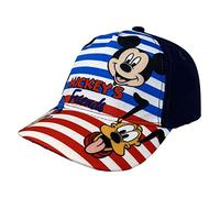 SUN CITY Disney Mickey And Friends Mickey Mouse Pluto and Donald Duck Hat Summer Hat for Babies Adjustable Kids 48cm Blue