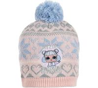 SUN CITY LOL Surprise Set for Girls Hat and Neck Warmer (54, Grey)