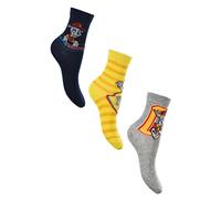 Sun City Paw Patrol Marshall 3 Pairs Children's Socks Set, multicoloured, 12-13.5