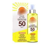 Sun Clear Spray Sunscreen 200ml SPF 50 - The Easy Spray Bottle Makes Applying Sunscreen Quick And Simple, And The Non-Greasy, Fast-Drying Formula Means No Sticky Feeling.
