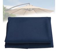 Sun Cloth, Canopy 300cm, Arm for Garden Parasol Replacement Umbrella Cover, Polyester Fabric UV Protection (Color Navy, Size : 300cm/9.8ft (6r