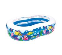 SUN CLUB AVENLI Figure 8 Pool - Large Pool Fun Sea Animals for Children from 6 Years, 175 x 109 cm, Blue, L, JL-211806