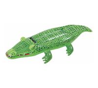 Sun Club Inflatable Crocodile Rider Pool Float with Grip Handles - 56 x 26 in