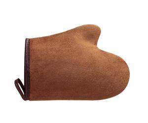 Sun Coloring Glove,Self Tanner Applicator Glove - Ultra Flock Application Mitt With Thumb Rest Reusable For Body Mousse And Spray For Women And Men