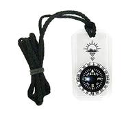 Sun Company MiniComp II - Mini Orienteering Compass with Rotating Bezel| Easy-to-Read Zipperpull Compass for Jacket, Parka, or Pack