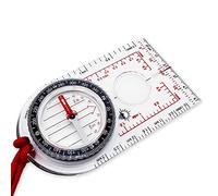 Sun Company ProMap Compass - Ultra Lightweight Baseplate Map Compass with Declination Scale - Accurate Orienteering Base Plate Compass for Hiking, Backpacking, Camping, and Survival Navigation