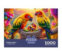 Sun Conure Puzzle 1000 Pieces for Adults Hobby Fun Relaxing Entertainment Durable Gift Box Collectible 70x50cm/1000pcs