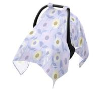 Sun Cover for Stroller Breathable Stroller Shade Extender, Protects from Dust and Snow Blu Ray Sunflower Pastel Purple